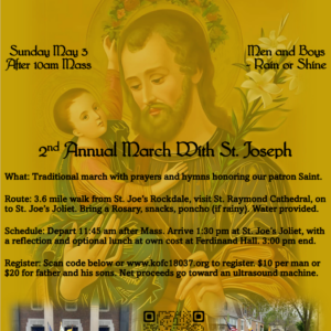 March with St. Joseph